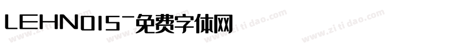 LEHN015字体转换