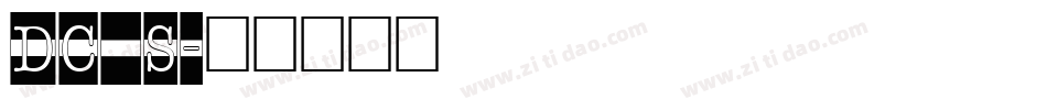 dc_s字体转换