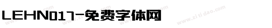 LEHN017字体转换