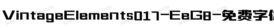 VintageElements017-EeG8字体转换