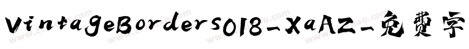 VintageBorders018-XaAZ字体转换