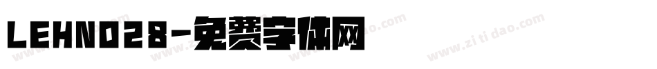 LEHN028字体转换