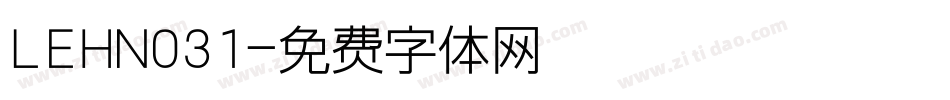 LEHN031字体转换