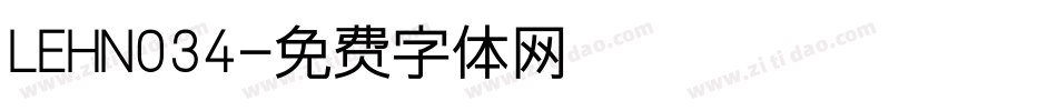 LEHN034字体转换