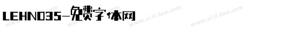 LEHN035字体转换