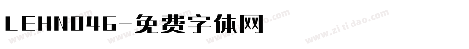 LEHN046字体转换