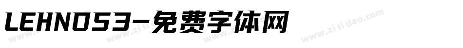 LEHN053字体转换