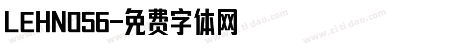 LEHN056字体转换