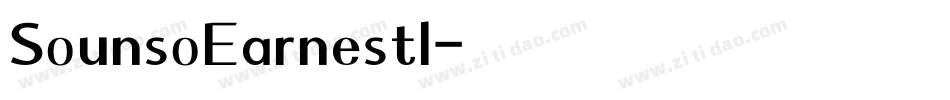 SounsoEarnestl字体转换