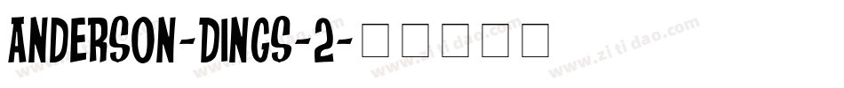 Anderson-Dings-2字体转换