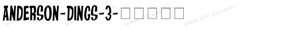 Anderson-Dings-3字体转换