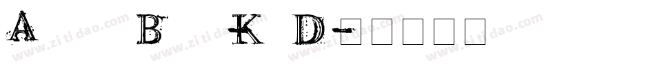 ArcadeBold-Kj7D字体转换