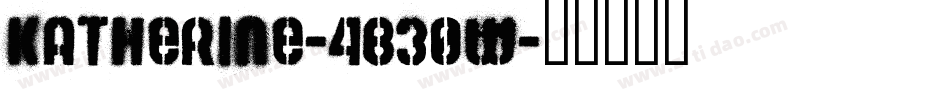 Katherine-4B30W字体转换