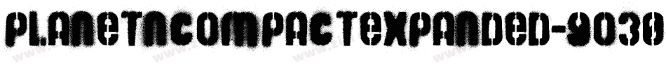 PlanetNCompactExpanded-9O30字体转换