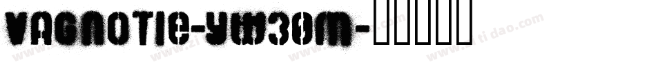 Vagnotie-yw30M字体转换