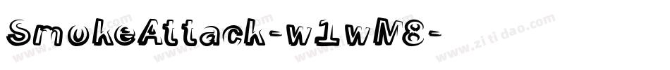 SmokeAttack-w1wM8字体转换