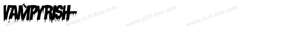 Vampyrish字体转换