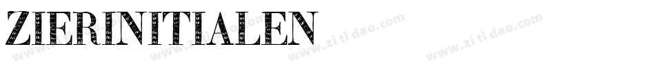 Zierinitialen2字体转换