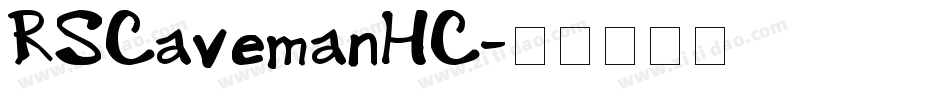RSCavemanHC字体转换