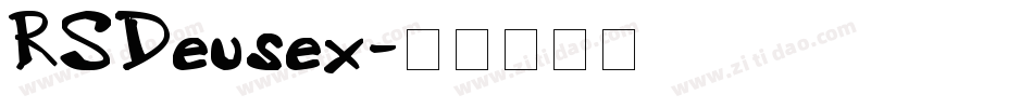 RSDeusex字体转换
