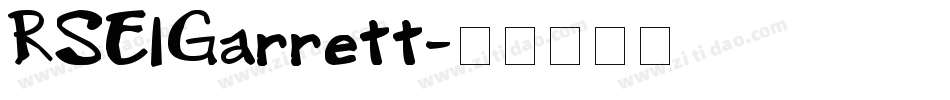 RSElGarrett字体转换