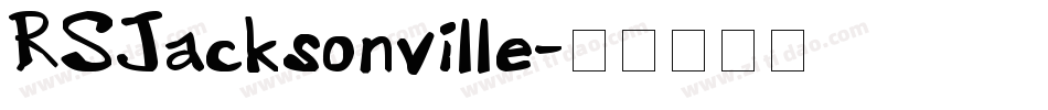 RSJacksonville字体转换