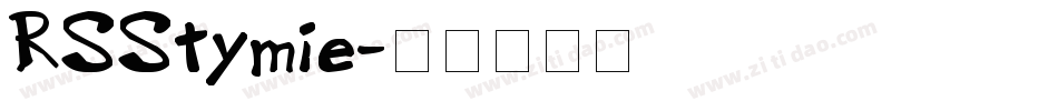 RSStymie字体转换