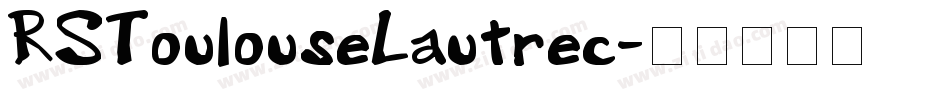 RSToulouseLautrec字体转换