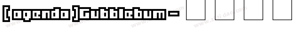 (agenda)Gubblebum字体转换