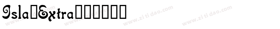 Isla-Extra字体转换