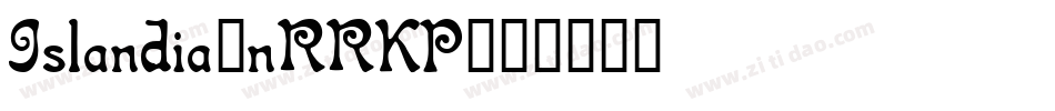 Islandia-nRRKP字体转换