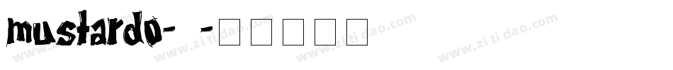 mustardo-2字体转换