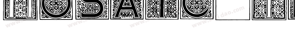 Mosaic_Initials字体转换