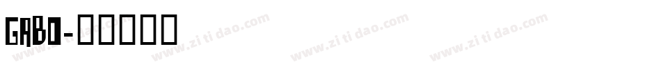 GABO字体转换