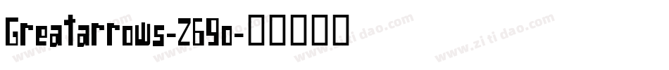 Greatarrows-269o字体转换