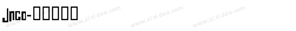 Jnco字体转换