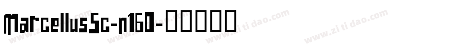 MarcellusSc-n16O字体转换