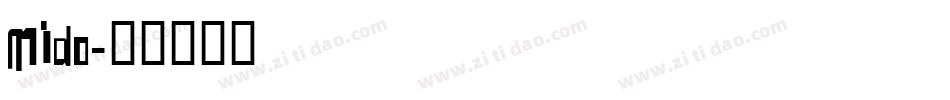 Mido字体转换