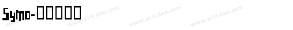 Symo字体转换