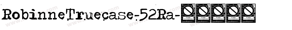 RobinneTruecase-52Ra字体转换