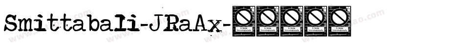 Smittabali-JRaAx字体转换