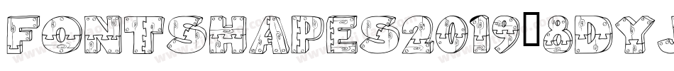FontShapes2019-8DYJ字体转换