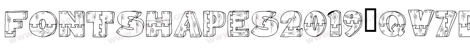 FontShapes2019-qv7d字体转换