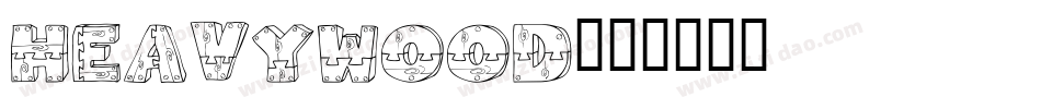 HeavyWood字体转换