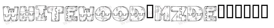 WhiteWood-Mzde字体转换