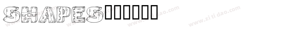 shapes字体转换