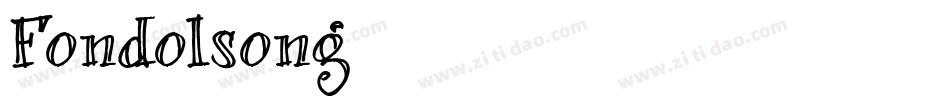 Fondolsong字体转换