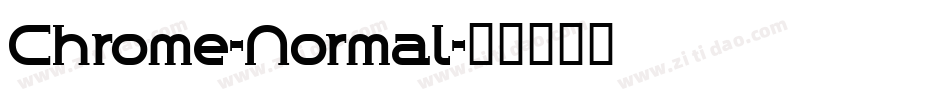 Chrome-Normal字体转换