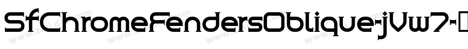 SfChromeFendersOblique-jVw7字体转换