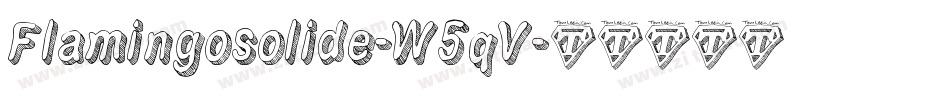 Flamingosolide-W5qV字体转换